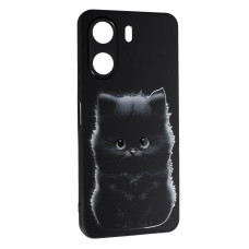Чохол Fashion Mix Xiaomi Redmi 13C/Poco C65 Black Cat