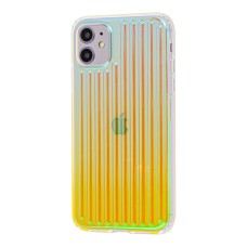 Чохол для iPhone 11 Gradient Laser жовтий