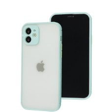 Чохол для iPhone 12 LikGus Totu camera protect бірюзовий