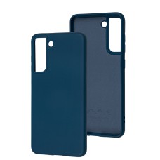 Чохол для Samsung Galaxy S21 FE (G990) Wave colorful blue