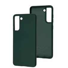 Чохол для Samsung Galaxy S21 FE (G990) Wave colorful forest green