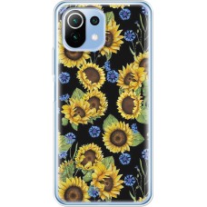Чохол для Xiaomi Mi 11 Lite MixCase квіти соняшники