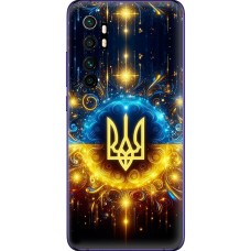 Чохол для Xiaomi Mi Note 10 Lite MixCase патріотичні Тризуб у колі