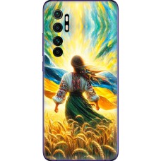 Чохол для Xiaomi Mi Note 10 Lite MixCase патріотичні дівчина в полі