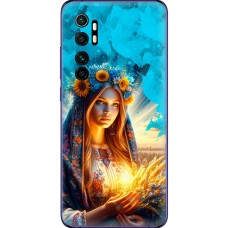 Чохол для Xiaomi Mi Note 10 Lite MixCase патріотичні україночка