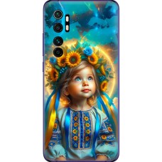 Чохол для Xiaomi Mi Note 10 Lite MixCase патріотичні маленька україночка