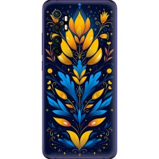 Чохол для Xiaomi Mi Note 10 Lite MixCase патріотичні жовто-блакитний орнамент