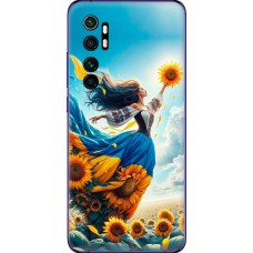Чохол для Xiaomi Mi Note 10 Lite MixCase патріотичні вільна українка