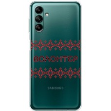 Чохол для Samsung Galaxy A04S (A047) MixCase волонтер вишиванка