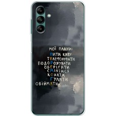 Чохол для Samsung Galaxy A04S (A047) MixCase написи мої плани
