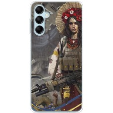 Чохол для Samsung Galaxy M14 (M146) MixCase патріотичні дівчина воїн