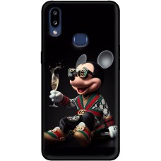 Чохол для Samsung Galaxy A10s (A107) MixCase Новий рік гламурний Міккі