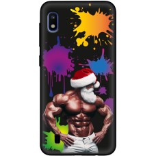 Чохол для Samsung Galaxy A10 (A105) MixCase Новий рік бодібілдер