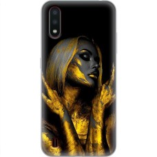 Чохол для Samsung Galaxy A01 (A015) MixCase асорті дівчина в позолоті