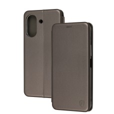 Чохол книжка Premium для Xiaomi Redmi 13C / Poco C65 графіт