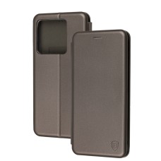 Чохол книжка Premium для Xiaomi Redmi Note 13 5G сірий