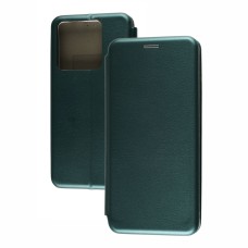 Чохол книжка Premium для Xiaomi Redmi Note 13 5G зелений