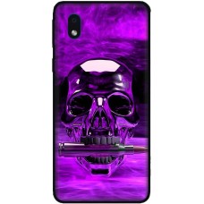 Чохол для Samsung Galaxy A01 Core (A013) MixCase патріотичні фіолетовий череп з кул