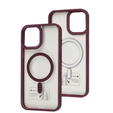 Чохол для iPhone 12 Pro Max WAVE Ardor MagSafe bordo 