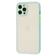 Чохол для iPhone 12 Pro Max LikGus Totu camera protect бірюзовий