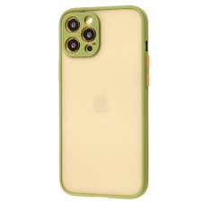 Чохол для iPhone 12 Pro Max LikGus Totu camera protect зелений