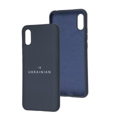 Чохол для Xiaomi Redmi 9A Full Nano I'm Ukrainian dark blue