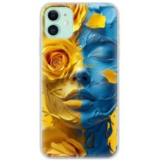 Чохол для iPhone 11 MixCase патріотичні розмальована фарбами