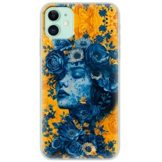 Чохол для iPhone 11 MixCase патріотичні жіноча блакить