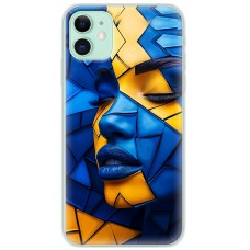 Чохол для iPhone 11 MixCase патріотичні геометрія обличчя