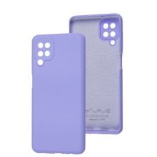 Чохол для Samsung Galaxy A12 (A125) Wave camera Full light purple