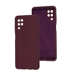 Чохол для Samsung Galaxy A12 (A125) Wave camera Full plum