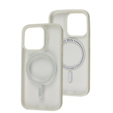 Чохол для iPhone 14 Pro Berlia Color MagSafe white