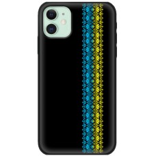 Чохол для iPhone 11 MixCase патріотичні синє-жовтий колір вишиванки