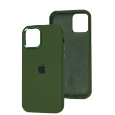 Чохол для iPhone 12 / 12 Pro New silicone Metal Buttons atroviren