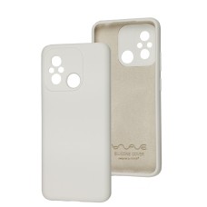 Чохол для Xiaomi Redmi 12C / 11A / Poco C55 Wave camera Full білий
