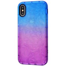 Чохол для iPhone Xs Max Gradient Gelin case синьо-бузковий