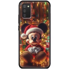 Чохол для Samsung Galaxy A02s (A025) MixCase Новий рік маленький Міккі