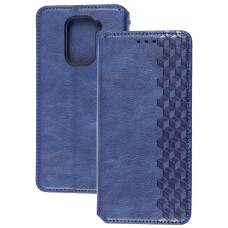 Чохол книжка для Xiaomi Redmi Note 9 Getman Cubic синій