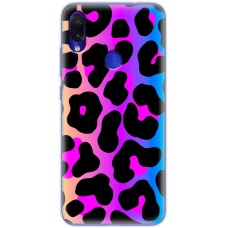 Чохол для Xiaomi Redmi Note 7 MixCase Леопард неон