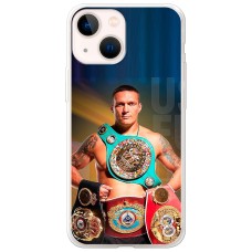 Чохол для iPhone 14 MixCase Вусік Oleksander чемпіонські пояси