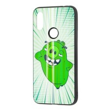 Чохол для Xiaomi Redmi 7 glass "Angry Birds" Leonardo