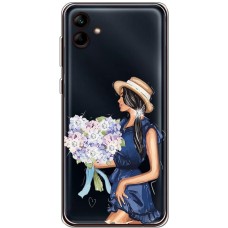 Чохол для Samsung Galaxy A04 (A045) стрази дизайн 8