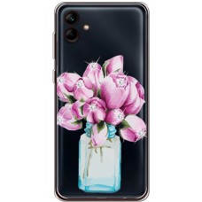Чохол для Samsung Galaxy A04 (A045) стрази дизайн 16