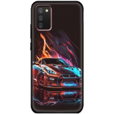 Чохол для Samsung Galaxy A02s (A025) MixCase машини неон mix car