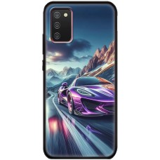 Чохол для Samsung Galaxy A02s (A025) MixCase машини неон в горах