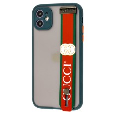 Чохол для iPhone 11 WristBand G I зелений
