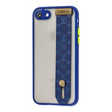 Чохол для iPhone 7 / 8 / SE 20 WristBand LV синій