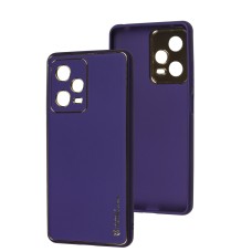 Чохол для Xiaomi Redmi Note 12 Pro 5G Leather Xshield ultra violet