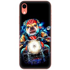 Чохол для iPhone Xr MixCase звірі бульдог байкер