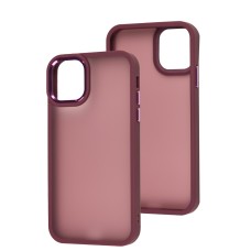 Чохол для iPhone 11 Metal Bezel фуксія